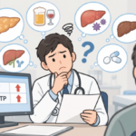 健診でALT・γ-GTP高値を指摘されたら｜脂肪肝・飲酒・肝炎をどう鑑別するか